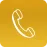 Yellow square icon with a white telephone handset symbol representing a phone call.